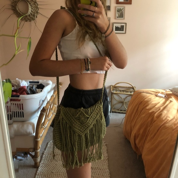 macrame purse - Picture 3 of 5